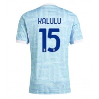 Juventus Pierre Kalulu #15 Vonkajší futbalový dres 2025-26 Krátky Rukáv